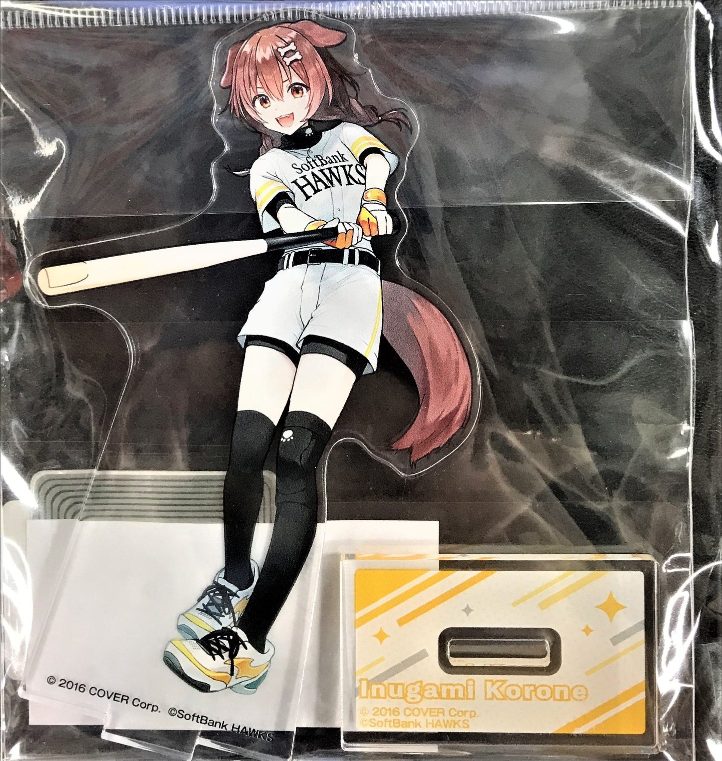 Rakuten hololive x Pacific League 6 teams acrylic stand Inugami Korone