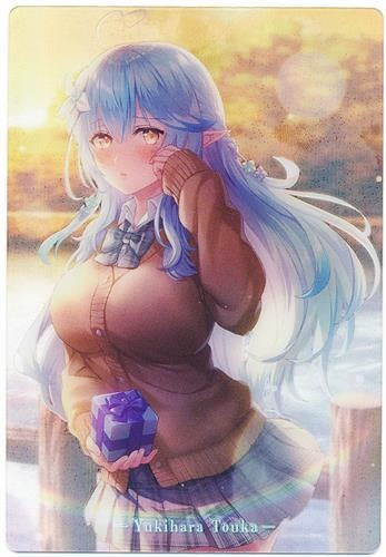 Bandai hololive hololive ERROR SPECIAL CHOCO WAFERS Metallic Placard Yukihara Fuyuhana Yukihana Lamy