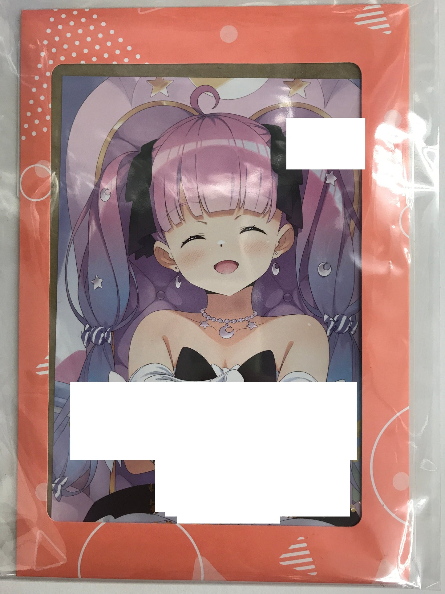 hololive Hololive Hololive Birthday Anniversary 2022 Foil Stamped Copy Message Original Postcard Drawn by Hiro Kanzaki Himemori Luna