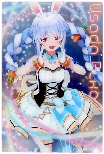 Bandai hololive wafer 2 metallic placard Usada Pekora