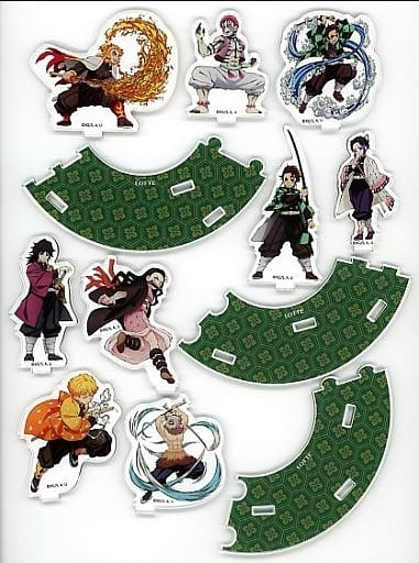 Accessory Frame Missing Item Demon Slayer Kimetsu no Yaiba Collaboration Gum Exclusive Acrylic Stand Set of 3 Types LOTTE x Demon Slayer Kimetsu no Yaiba Campaign Sweets Prize B Winning Item