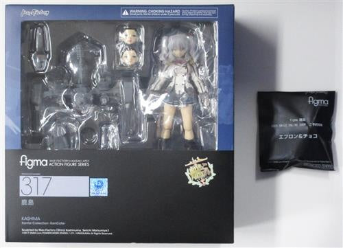 Figure Max Factory figma 317 Kantai Collection -KanColle- Kashima GOODSMILE ONLINE SHOP purchase bonus apron chocolate set GOODSMILE ONLINE SHOP limited figure Max Factory