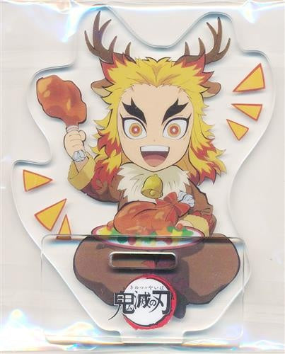 ufotable Demon Slayer Kimetsu no Yaiba x ufotable Cafe / Machi Asobi CAFE Christmas event random acrylic stand B group Kyoujurou Rengoku