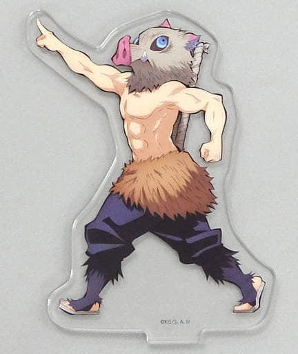 ufotable accessory missing item/individual item Inosuke Hashibira character acrylic stand C98 movie version Demon Slayer Kimetsu no Yaiba infinite train departure progress set