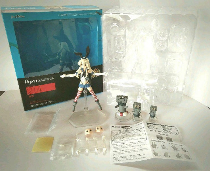 figma Kantai Collection Kancolle Shimakaze Figure #214 Max Factory Japan Import