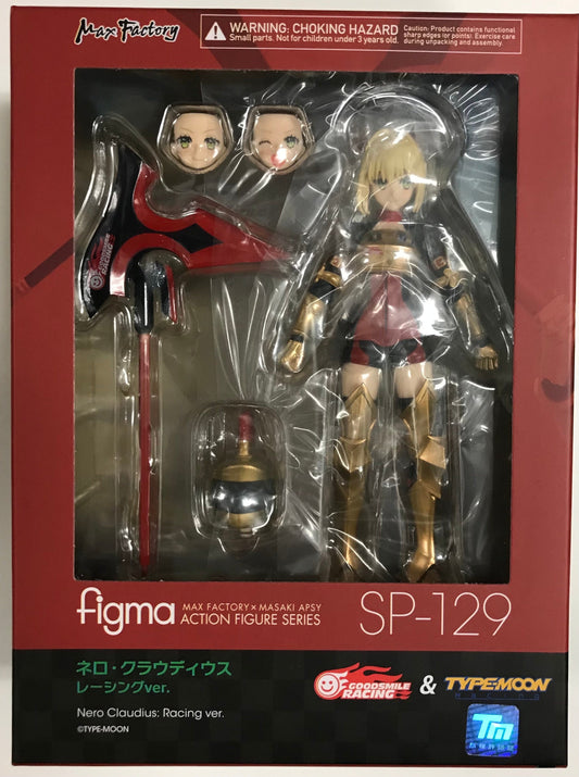GOODSMILE RACING figma SP-129 Fate Series GOODSMILE RACING TYPE-MOON RACING Nero Claudius Racing ver. GOODSMILE ONLINE SHOP Limited Figure GOODSMILE RACING