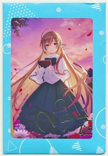 hololive hololive birthday commemoration 2022 postcard drawn by Azuru with foil stamping Nanashi Mumei