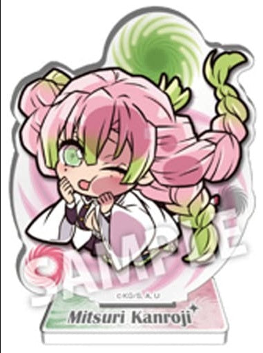 Takara Tomy Arts Mitsuri Kanroji Demon Slayer Kimetsu no Yaiba Pita Deformed Mission Departure Trading Acrylic Stand