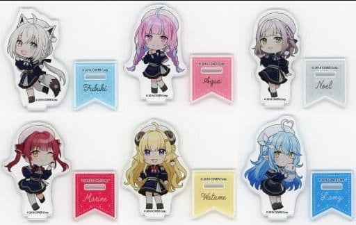 Chugai Mining Goods All 6 Types Set Virtual YouTuber Hololive x Tokyo Sky Tree Town 2nd Edition Holo Tree 2022 HO Winter Trading Acrylic Stand Mini Character ver