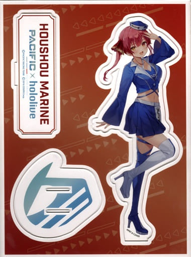 Miscellaneous Goods/Accessories Miscellaneous Goods Houshou Marine BIG Acrylic Stand PACIFIC RACING TEAM x Hololive 2022 Personal Sponsor Bonus
