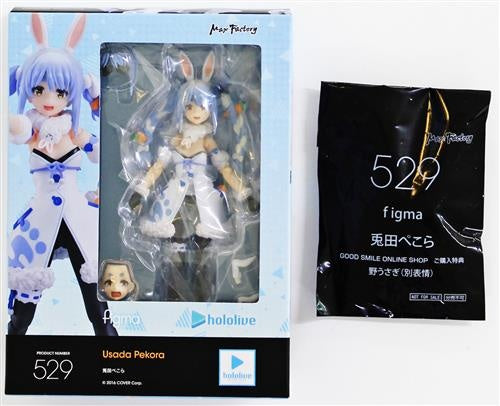 Figure Max Factory figma 529 hololive production Usada Pekora GOODSMILE ONLINE SHOP purchase bonus wild rabbit different expression set GOODSMILE ONLINE SHOP limited figure Max Factory