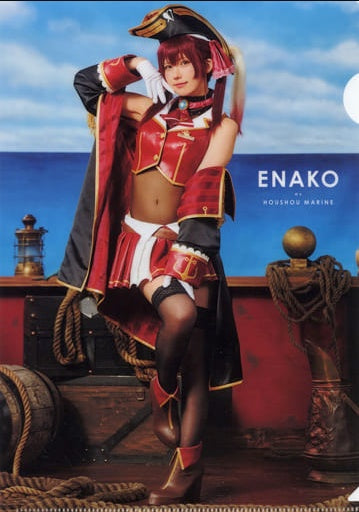 LUCKMAN/SHUEISHA Clear File Enako x Houshou Marine B5 Clear File PP Enterprise x Hololive Weekly Young Jump 36/37 Merger Seven Net Purchase Bonus