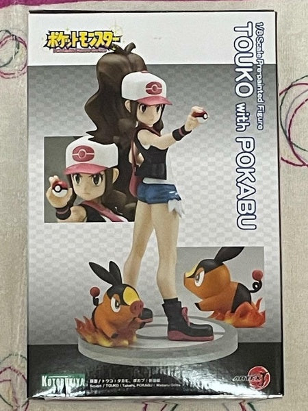 ARTFX J Pokemon Series Hilda with Tepig 1/8 Scale Painted PVC Figure Kotobukiya