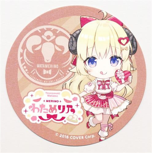 Think Innovation hololive Tsunomaki Watame x Merino Waterino 2 Limited Coaster Tsunomaki Watame C