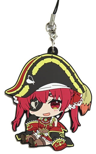 Miscellaneous Goods Houshou Marine Hololive x Gokurakuyu/RAKU SPA Flo Life Petanko Trading Rubber Strap