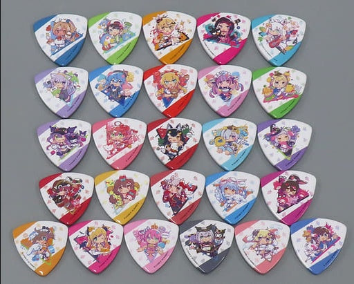 Badge/pins set of 26 types Virtual YouTuber hololive x Sanrio characters triangular can badge