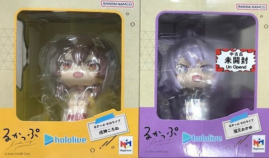 Megahouse Rukappu hololive Nekomata Okayu Inugami Korone Set with Limited Cushion Figure Megahouse