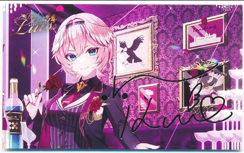 hololive hololive Lui s Party commemorative foil stamped Handwritten Signatureed business card Takane Lui