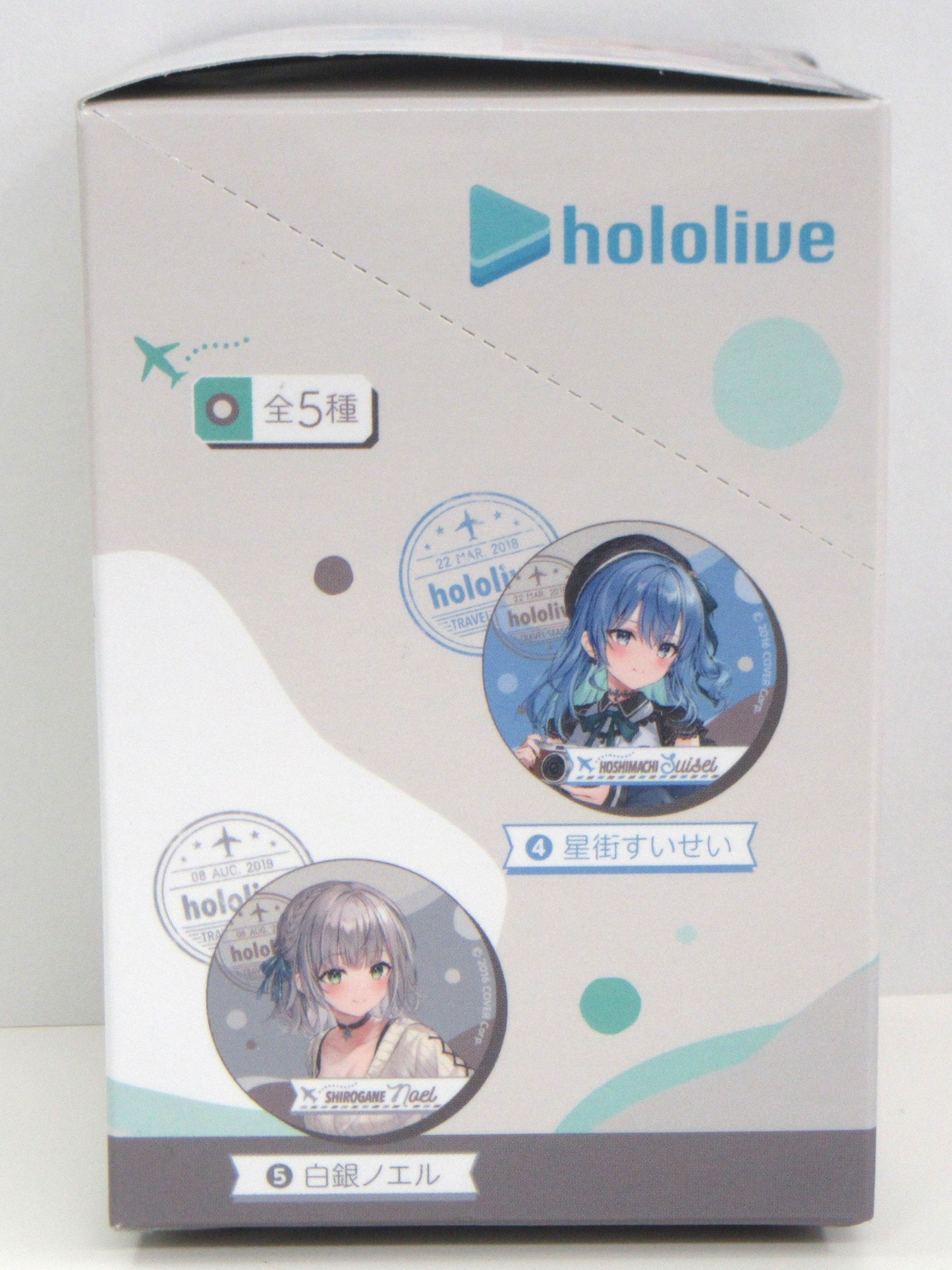 Movic hololive character badge collection can badge Travel season 1BOX