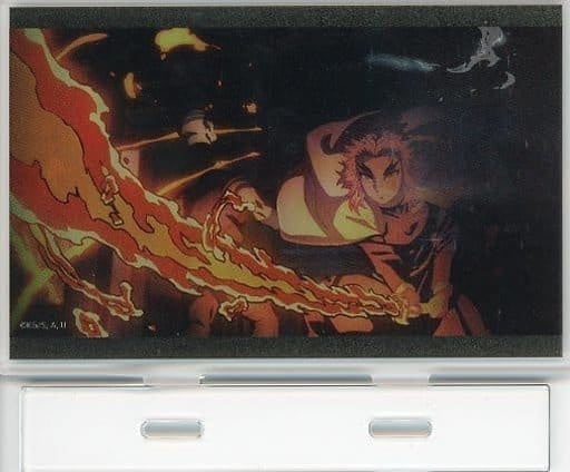 Kyoujurou Rengoku Attack TV Anime Demon Slayer Kimetsu no Yaiba Infinite Train Edition x ufotable Cafe x Machi Asobi CAFE Flame Pillar Lenticular Random Acrylic Stand