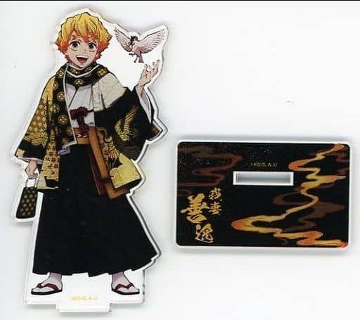 Aniplex Zenitsu Agatsuma Acrylic Stand Demon Slayer Kimetsu no Yaiba Demon Slayer Anime Third Anniversary Festival