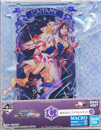 BANDAI SPIRITS theatrical release commemoration ichiban kuji Macross the Movie Absolute LIVE theatrical short Macross F Labyrinth of Time C Prize newly drawn acrylic stand Kaname Buccaneer