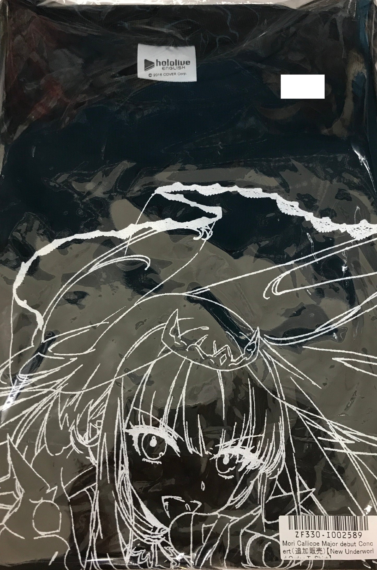 hololive hololive New Underworld Order T-SHIRT Mori Calliope Mori Calliope Major Debut Concert New Underworld Order Mori Calliope Major Debut Concert New Underworld Order