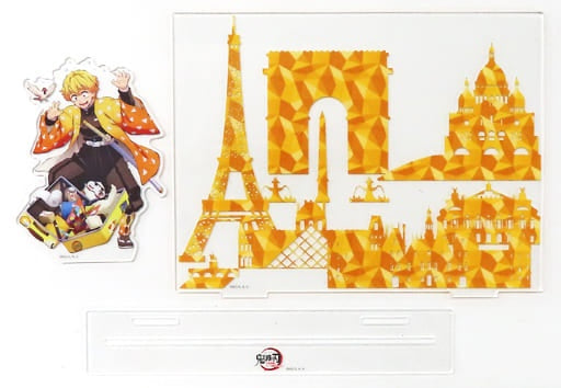 ufotable Zenitsu Agatsuma World Tour Drawing Illustration Acrylic Stand World Tour Screening Demon Slayer Kimetsu no Yaiba First String Gathering And To The Swordsmith Village Theater Goods