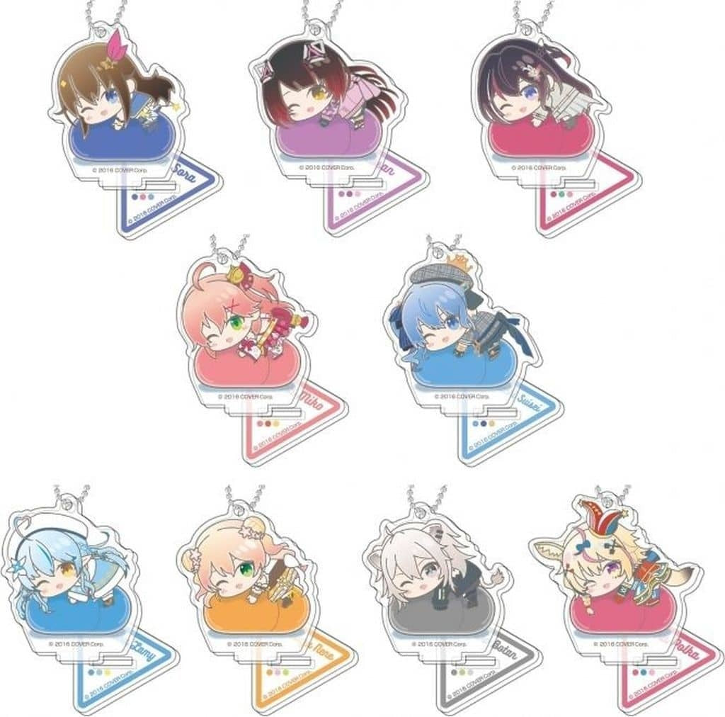 Hase Pro/Bandai Key Holder BOX Vtuber Hololive Stand Mini Acrylic Key Holder Hagumi A BOX