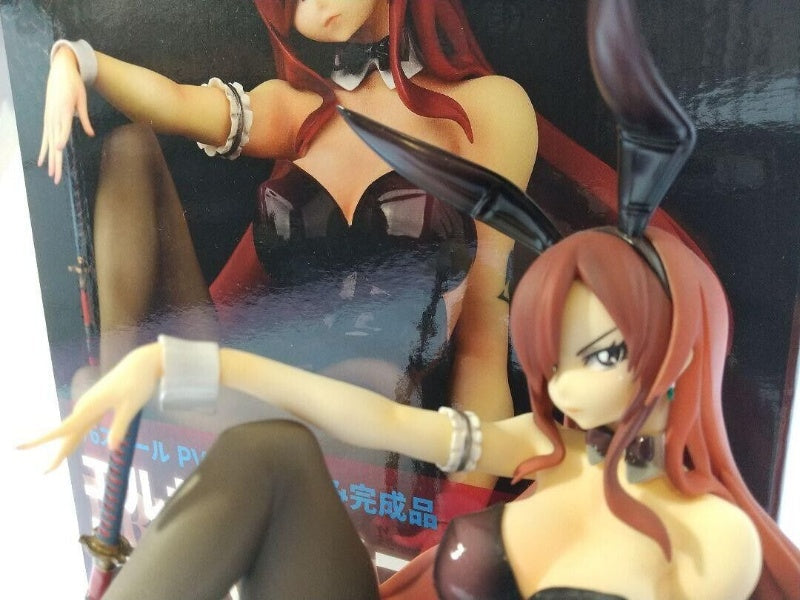 FAIRY TAIL Erza Scarlet Bunny Ver. 1/6 Figure PVC Painted Finished Japan Used