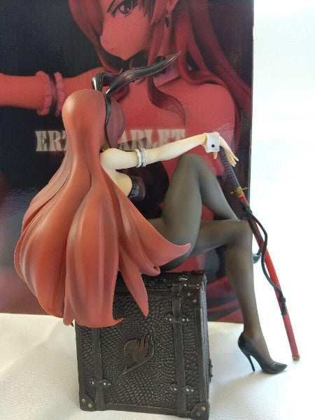 FAIRY TAIL Erza Scarlet Bunny Ver. 1/6 Figure PVC Painted Finished Japan Used