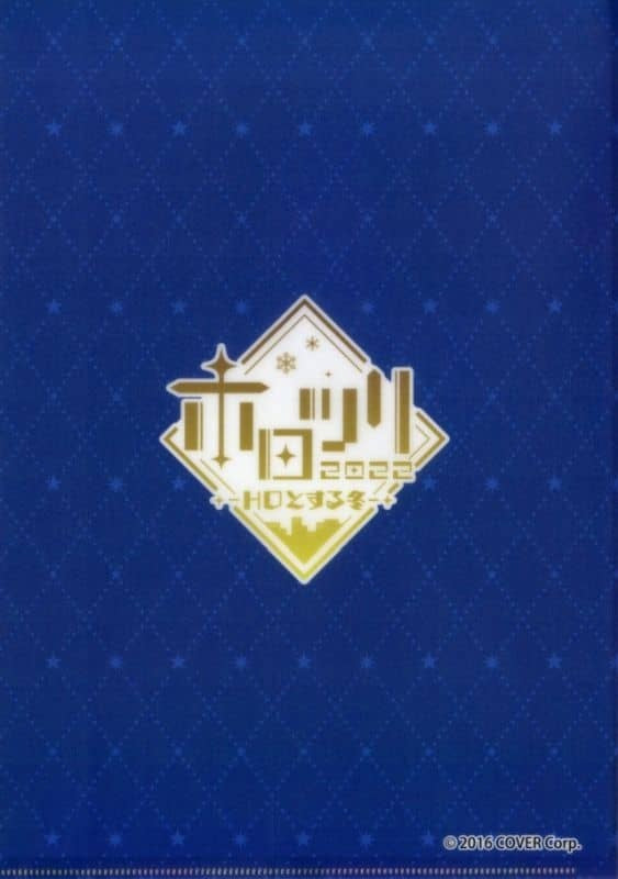 Chugai Mining Clear File Houshou Marine A4 Clear File Hologram Virtual YouTuber Hololive x Tokyo Skytree Town 2nd Hololive 2022 Winter with HO