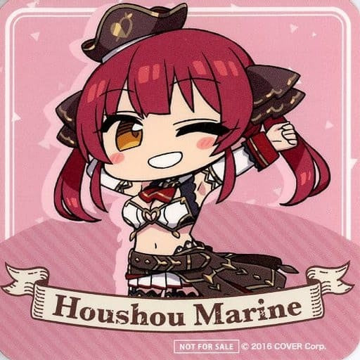 Edith Mug/Yunomi Houshou Marine SD Coaster Virtual YouTuber Hololive HOLOLIVE FANTASY 1st LIVE FAN FUN ISLAND Cafe in E-DINER Ikebukuro Menu Order Bonus