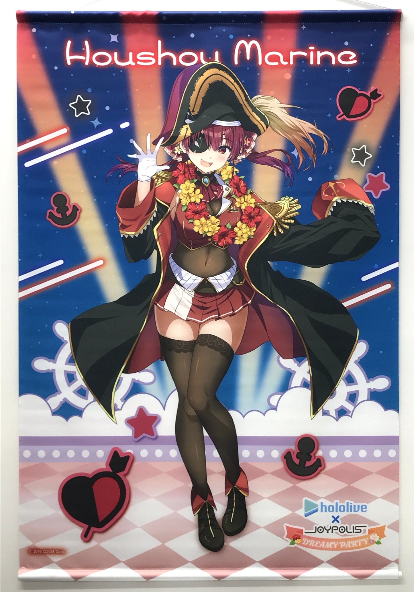 SEGA hololive×JOYPOLIS DREAMY PARTY Tapestry Houshou Marine hololive×JOYPOLIS DREAMY PARTY