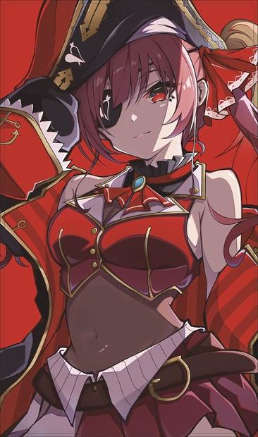 hololive Playmat 600 x 350 mm Marine Houshou TCG