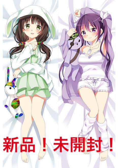 Rize Chiya hugging pillow cover Comiket 88