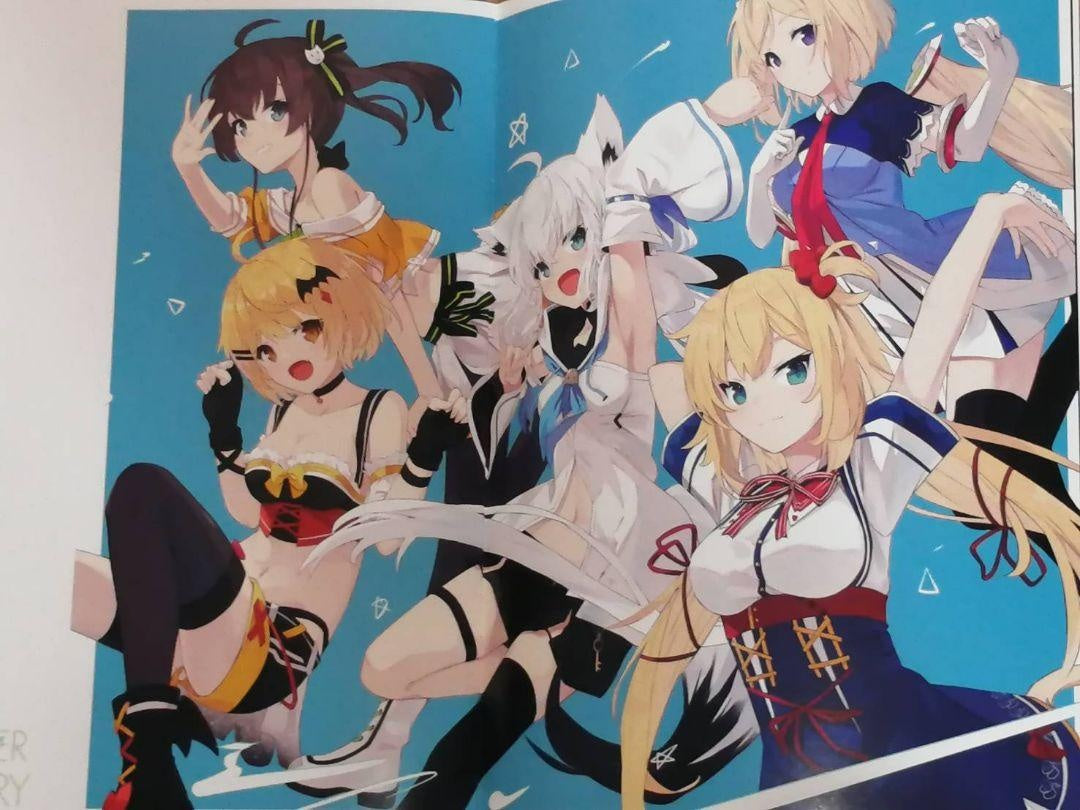 hololive Shirakami Fubuki Design Mito Nagishiro Illustration Collection