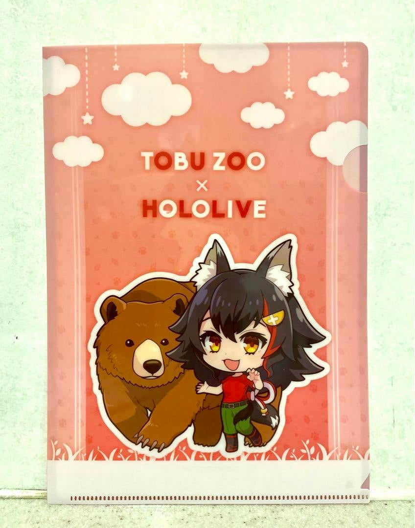 hololive Tobu Zoological Park Okami Mio Clear File