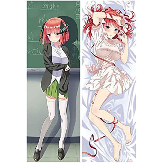 The Quintessential Quintuplets Drawing Dakimakura Cover Premium Nino Nakano