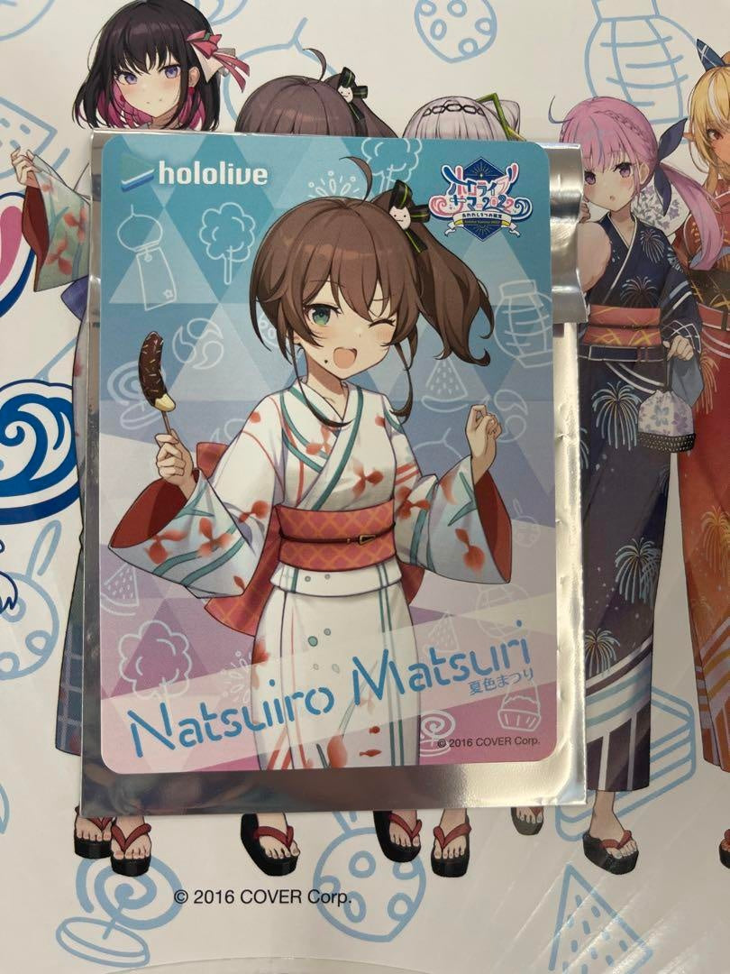 hololive Ennichi in Shinjuku Card Natsuiro Matsuri