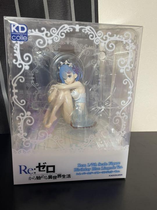 REM 1/7 Scale Figure Birthday Blue Lingerie Ver