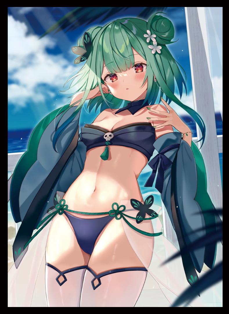 Hololive Uruha Rushia Swimsuit Sleeve 60 sheets 67mm x 92mm Regular size TCG