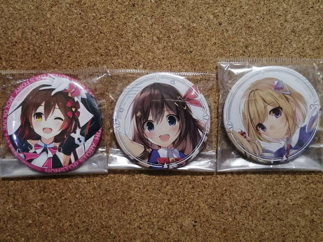hololive Tokino Sora Roboko-san Aki Rosenthal Can Badge Set