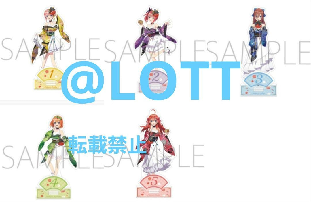 The Quintessential Quintuplets Fukuhauchi Acrylic Stand All Types Set