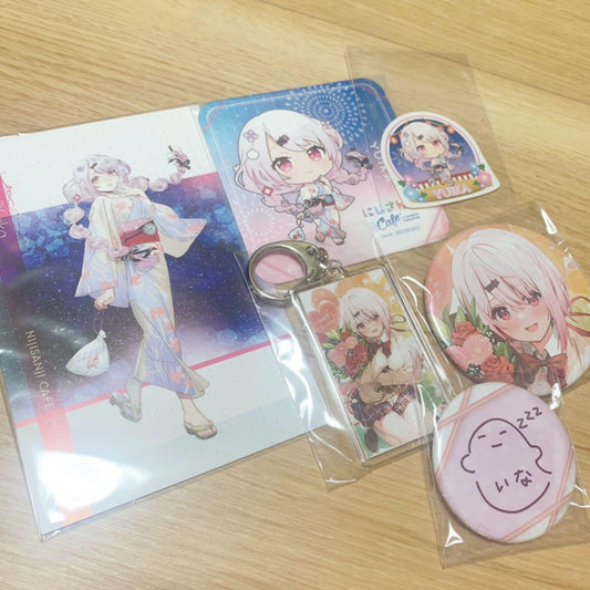 Nijisanji Yuika Shiina Birthday Can Badge Acrylic Keychain Aksta Suipara Benefits