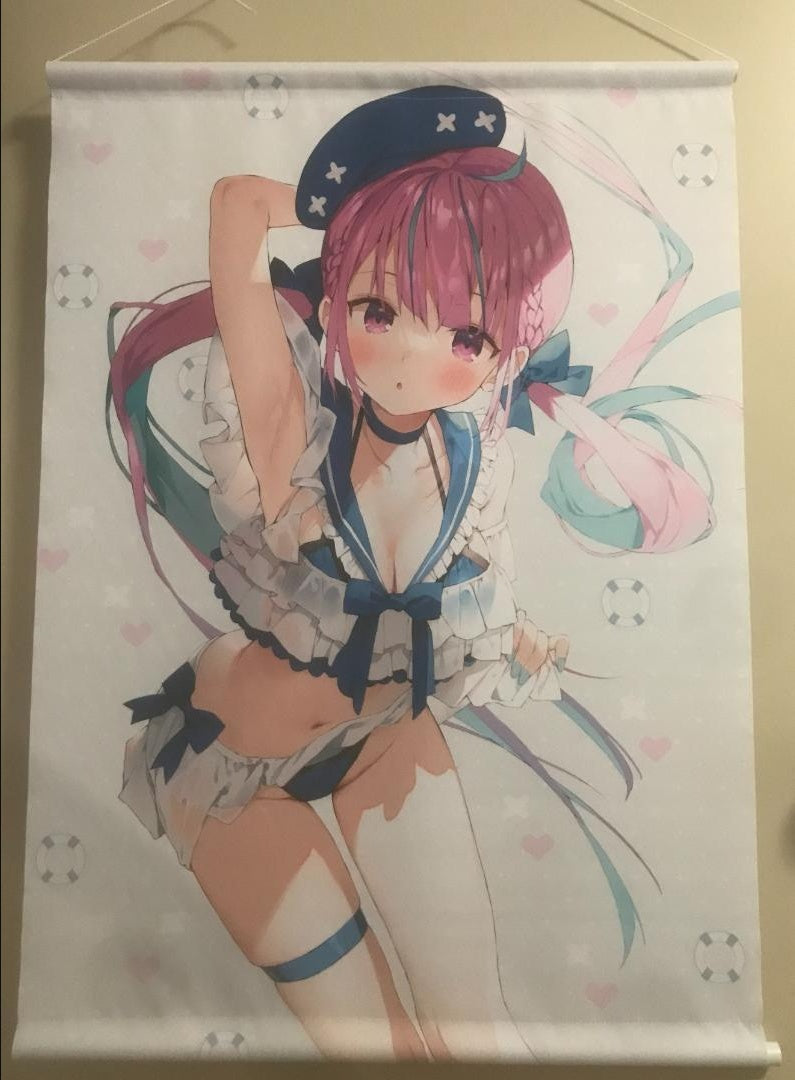 Aqua Minato Swimsuit B2 Tapestry Hololive Gaou