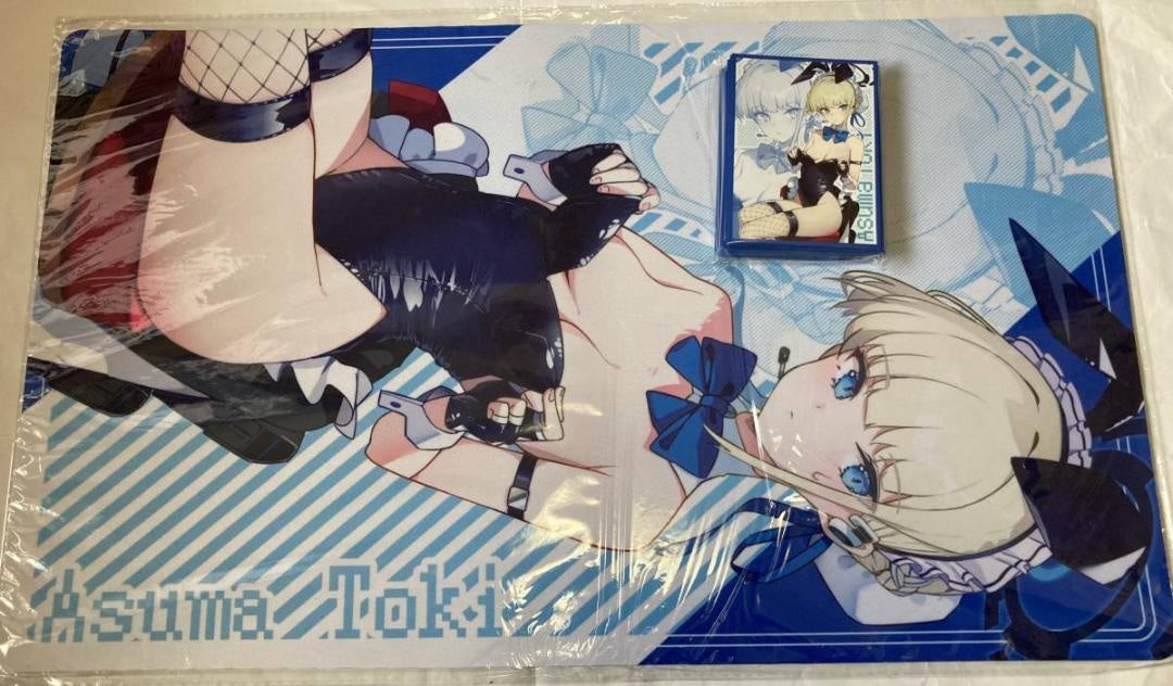 Asuka Uma Toki Bunny Sleeve Playmat Set Blue Archive Bluaka