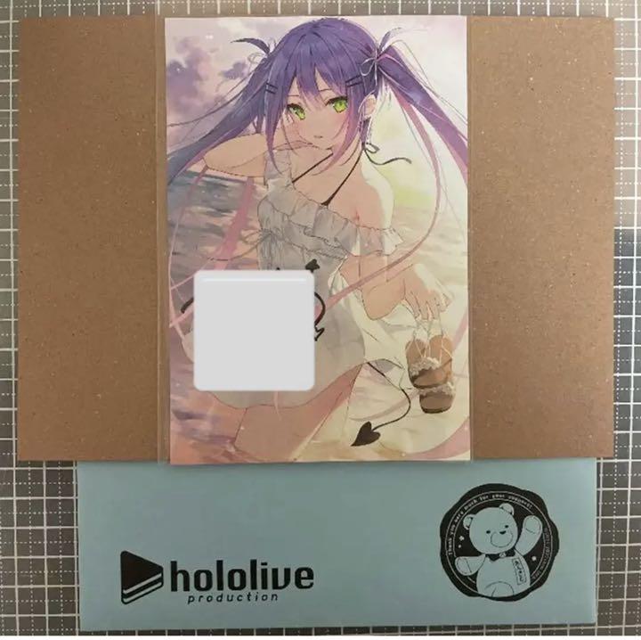hololive Tokoyami Towa 2020 Birthday Commemorative Autographed Postcard