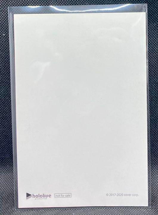 hololive authentic autographed postcard Yuzuki Choko