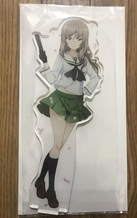 Girls und Panzer BIG Acrylic Stand Chiyo Shimada Oarai Girls Uniform Ver 30cm